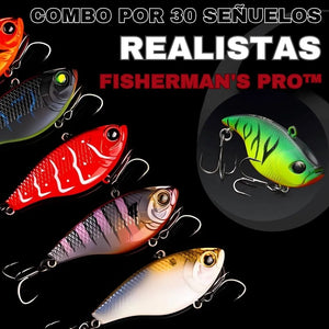 🔥 Oferta Exclusiva 🔥 Combo por 30 Señuelos Realistas Fisherman's Pro™