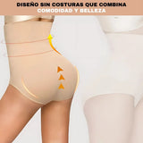 Pantys sin costuras de cintura alta para levantamiento de cadera y control de Abdomen