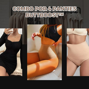 COMBO POR 4 PANTIES MOLDEADORES BUTTBOOST™ 🔥 50% DE DESCUENTO HOY