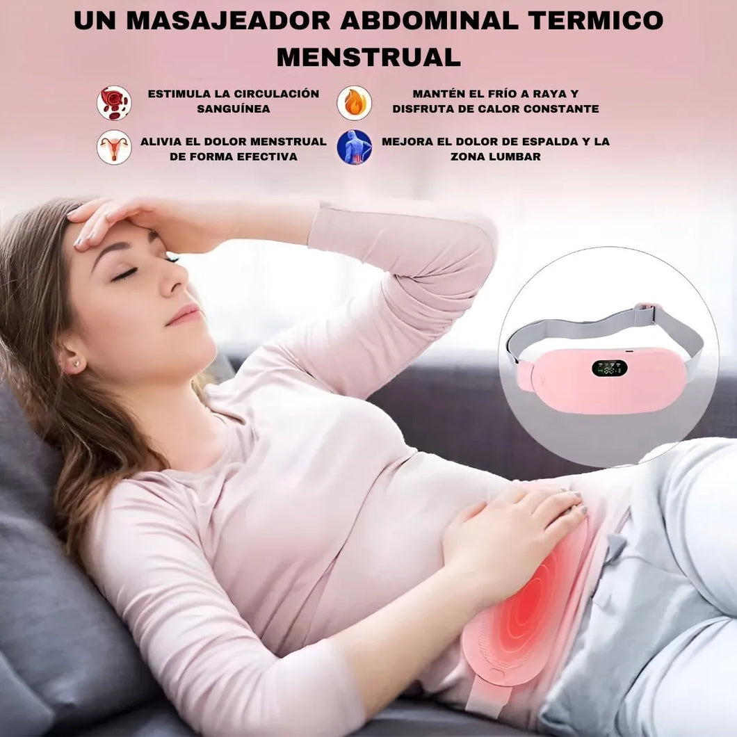 Calentador y masajeador para aliviar los Dolores menstruales 🔥 50% de Descuento 🔥