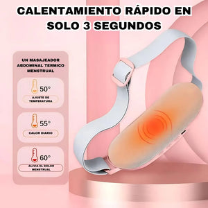 Calentador y masajeador para aliviar los Dolores menstruales 🔥 50% de Descuento 🔥